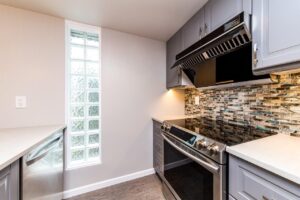 kitchen of new rental unit